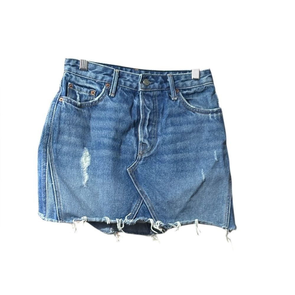 GRLFRND denim jean skirt 24 Eva